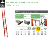 Escalera de Extensión FER- Tipo |A Industrial Pesado 225 kg