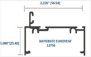 BATIENTE EUROVENT PUERTA PESADA DE 6.10 MTS DE LARGO.