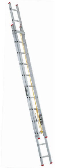 Escalera Aluminio 1x10 - 2,88 Metros - 52x25mm